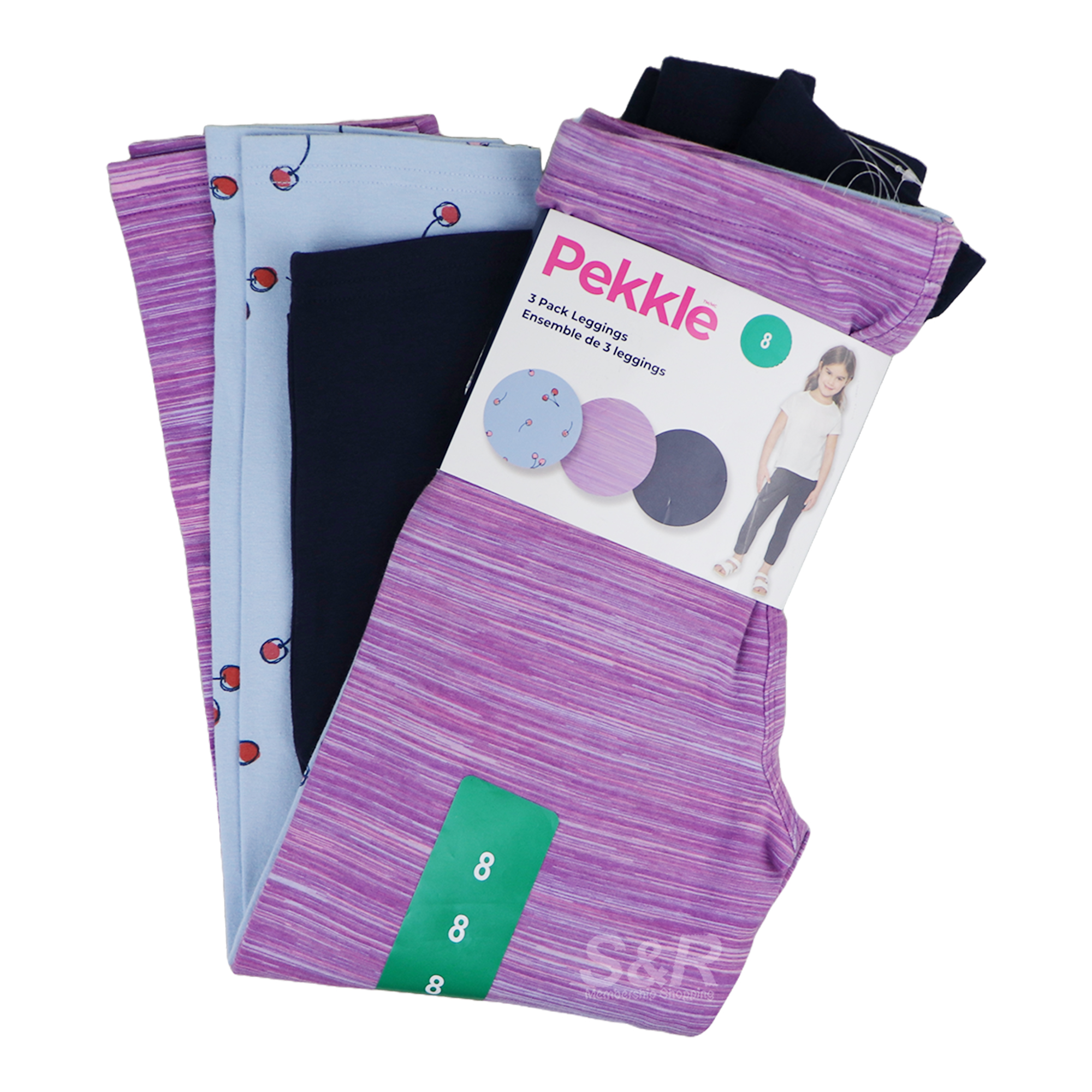 Pekkle Girls Assorted Leggings 3pcs Pekkle Girls Assorted Leggings 3pcs